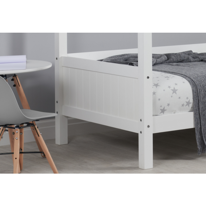 Home Single Bed White