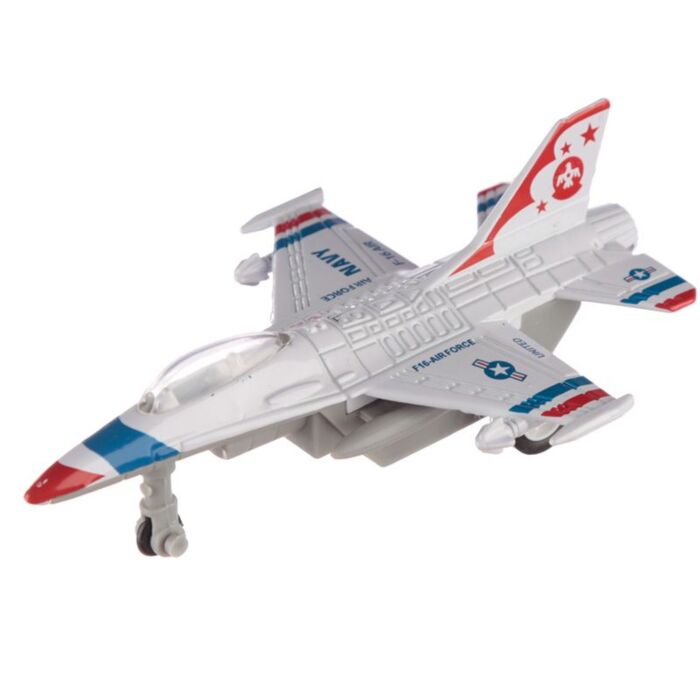 Fun Kids Pull Back Fighter Jet Plane Toy