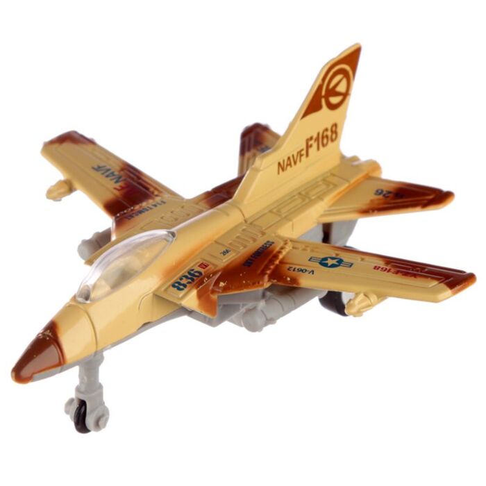 Fun Kids Pull Back Fighter Jet Plane Toy