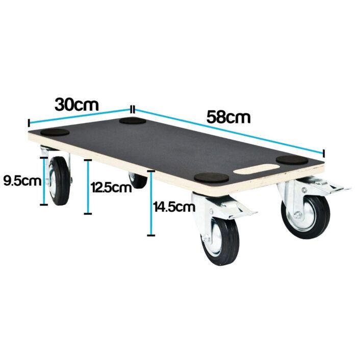 4 Wheel Transport Roller - 58 X 30cm