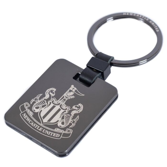 Newcastle United Fc Galvanised Keyring