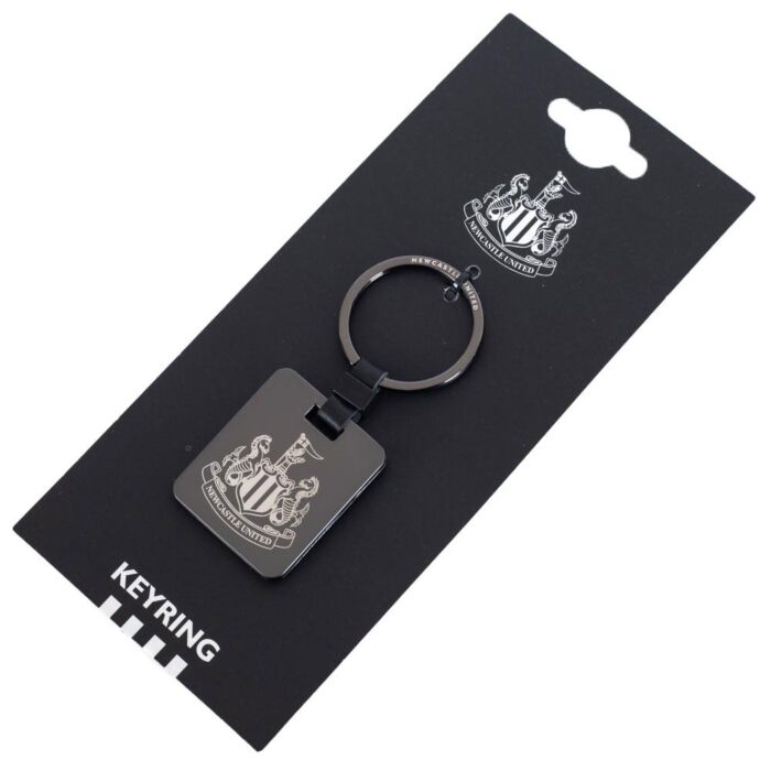 Newcastle United Fc Galvanised Keyring