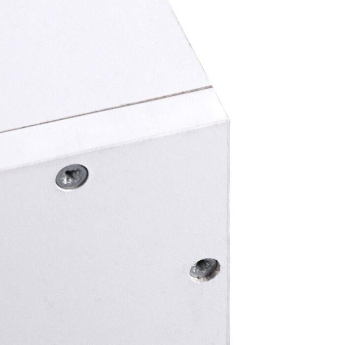 Homcom Wall Mounted Coat Hanger Hooks Rack Stand Hallway Coat Rack Rail & Storage Shelf Hanging Coat Organizer (white)