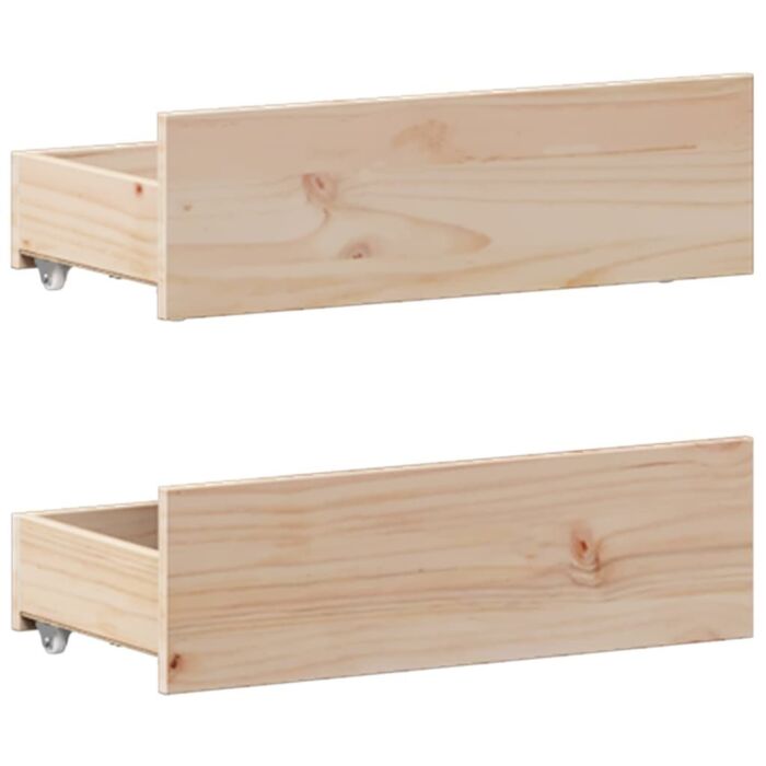 Vidaxl Bed Frame Without Mattress With Headboard 120x200 Cm Solid Wood Pine