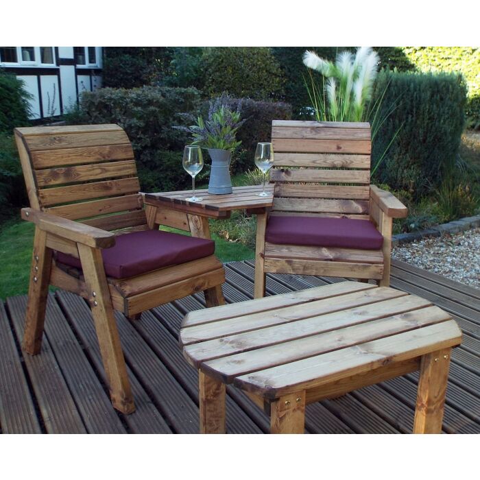 Twin Companion Dining Set Angled