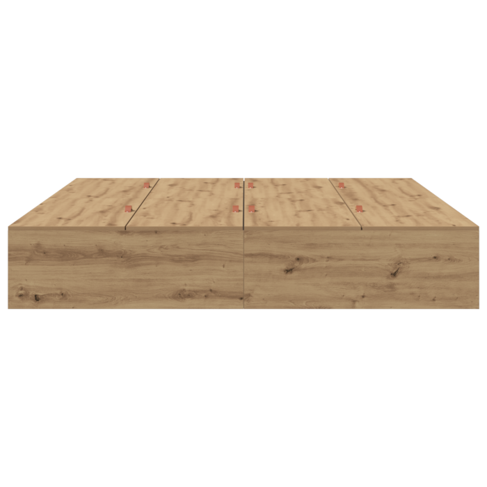 Vidaxl Storage Bed Frame Artisan Oak 200x200 Cm