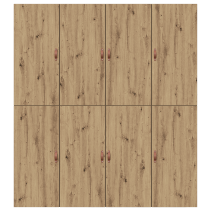 Vidaxl Storage Bed Frame Artisan Oak 200x200 Cm