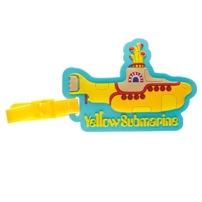 Fun Pvc Luggage Tag - Yellow Submarine