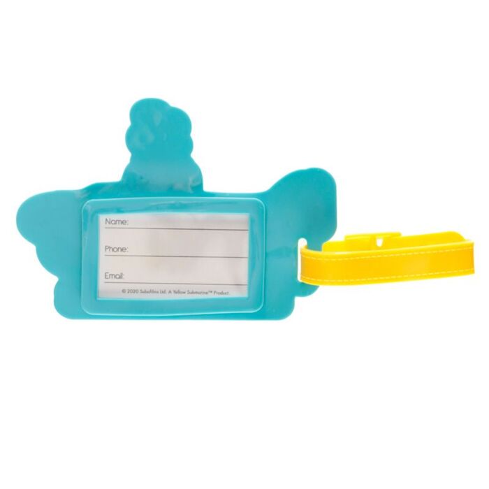 Fun Pvc Luggage Tag - Yellow Submarine