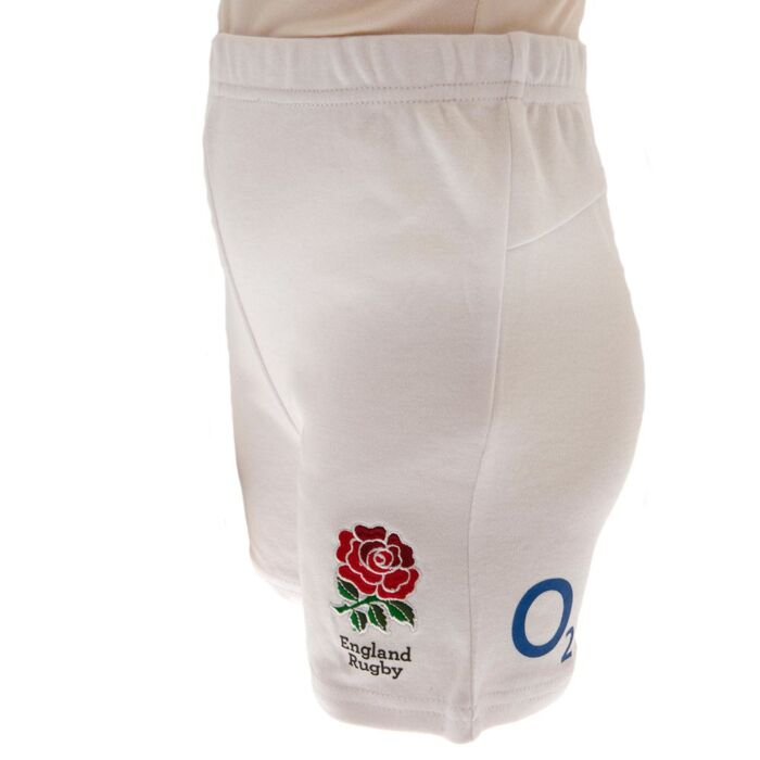 England Rfu Shirt & Short Set 2/3 Yrs Pc
