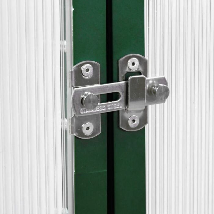 Vidaxl Greenhouse With Base Frame Green 169x169x195 Cm Aluminium