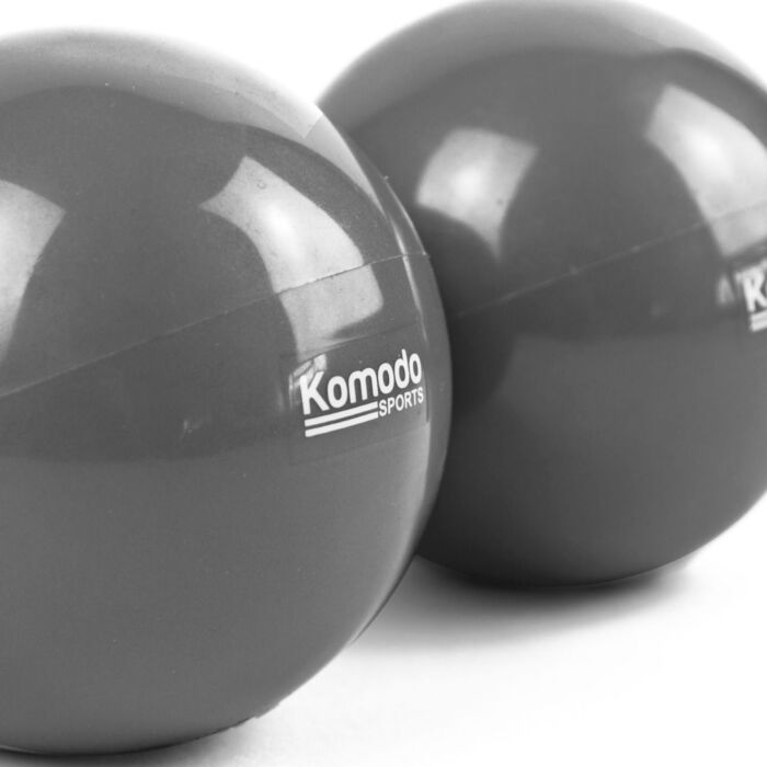 Grey Weighted Toning Ball - 2x 0.5kg