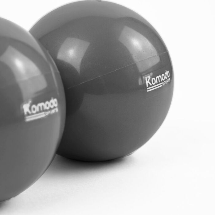 Grey Weighted Toning Ball - 2x 0.5kg