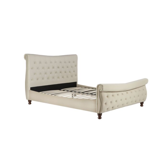 Copenhagen King Bed Warm Stone