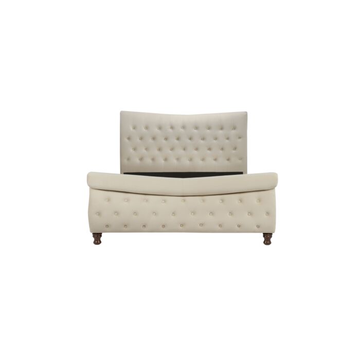 Copenhagen King Bed Warm Stone