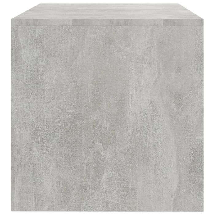 Vidaxl Tv Cabinet Concrete Grey 100x40x40 Cm Engineered Wood