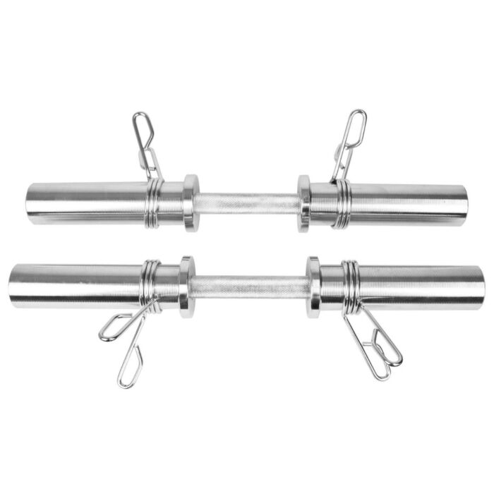 Komodo 2 Inch Olympic Dumbell Bars With Spring Collars