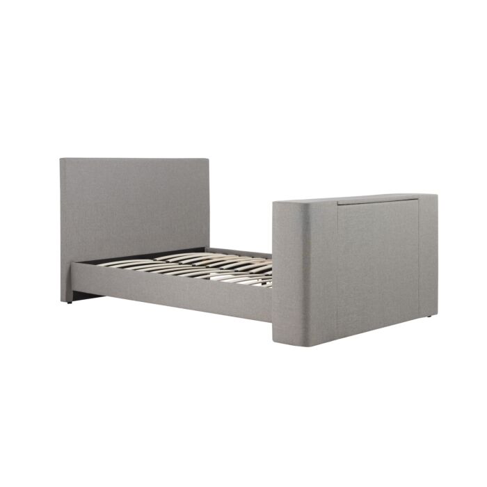 Plaza Double Tv Bed Grey