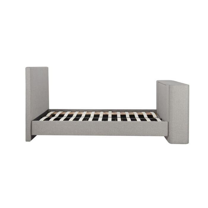 Plaza Double Tv Bed Grey