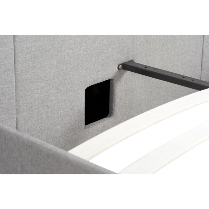 Plaza Double Tv Bed Grey