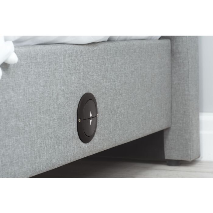 Plaza Double Tv Bed Grey