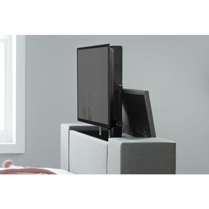 Plaza Double Tv Bed Grey