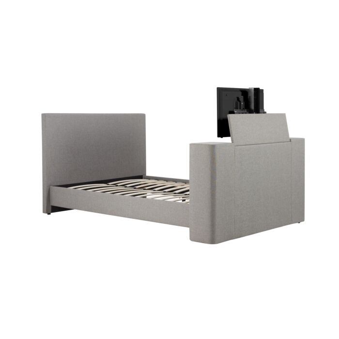Plaza Double Tv Bed Grey