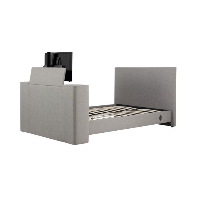 Plaza Double Tv Bed Grey