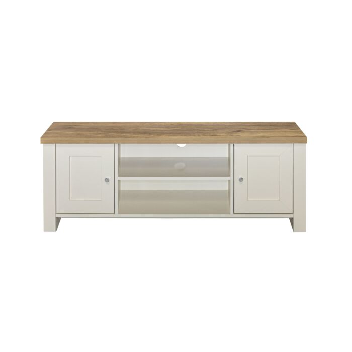 Highgate Large Tv Unit Cream & Oak