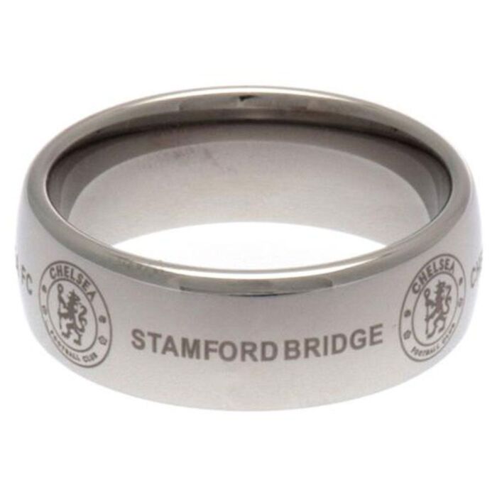 Chelsea Fc Super Titanium Ring Small