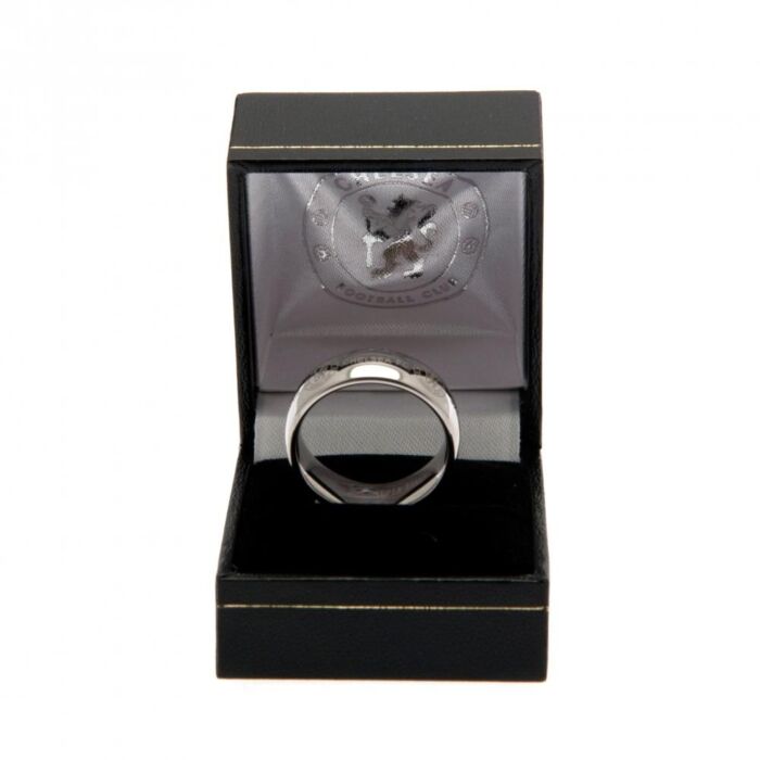 Chelsea Fc Super Titanium Ring Small
