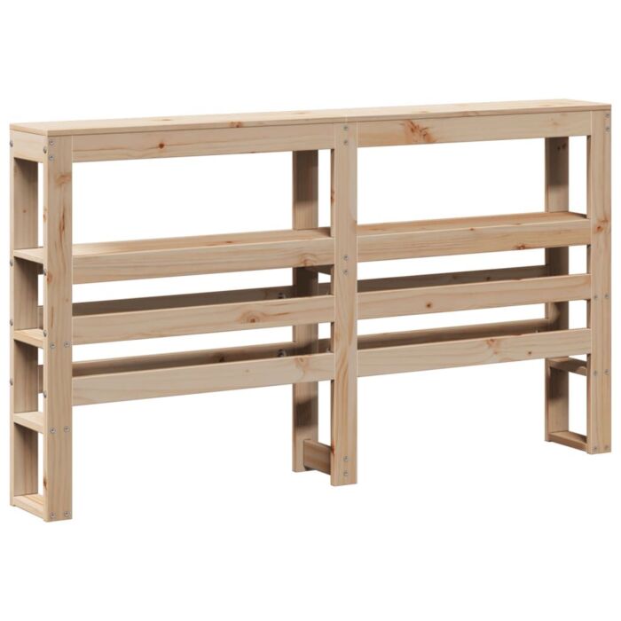 Vidaxl Bed Frame Without Mattress 150x200 Cm King Size Solid Wood Pine