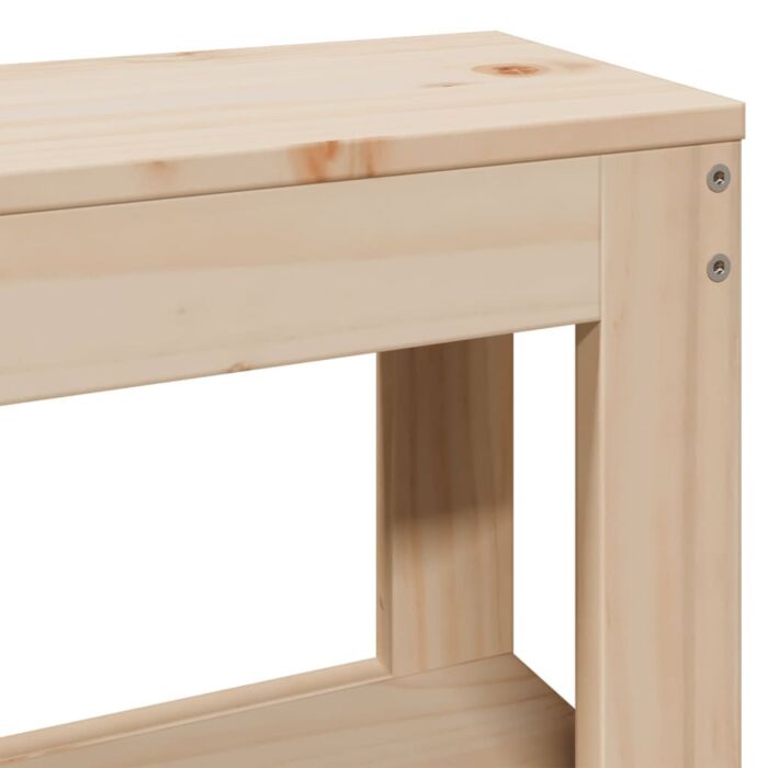 Vidaxl Bed Frame Without Mattress 150x200 Cm King Size Solid Wood Pine