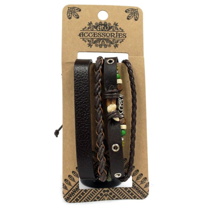 Mens Bracelet Sets - Dark & Handsome - Assorted