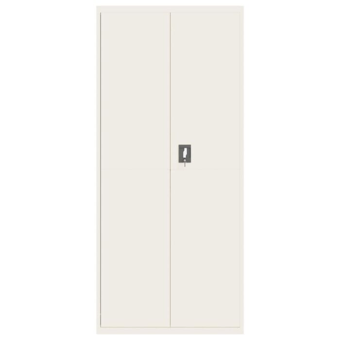 Vidaxl File Cabinet White 90x40x200 Cm Steel