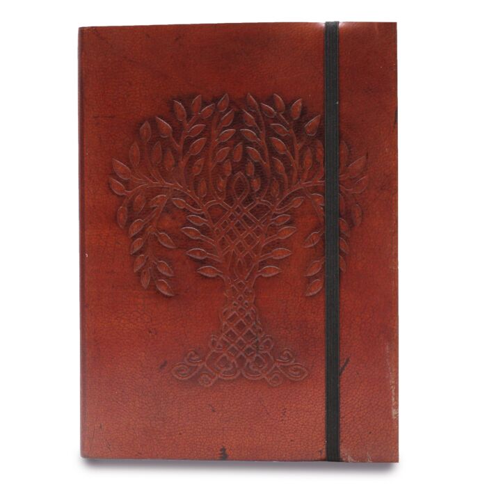 Small Notebook With Strap - Tree Of Life