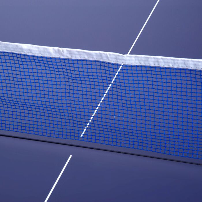 Homcom Folding Mini Table Tennis/ping Pong Table Set-black/blue