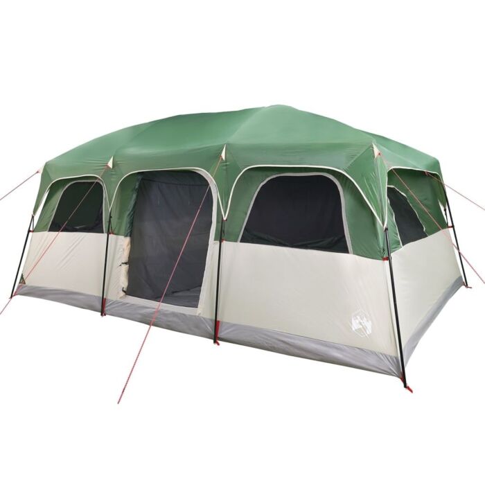 Vidaxl Family Tent Cabin 9-person Green Waterproof