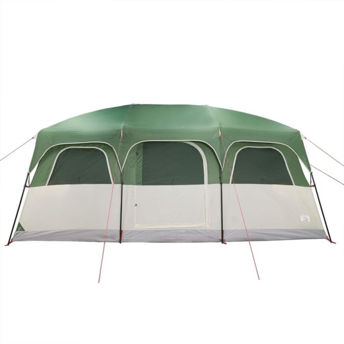 Vidaxl Family Tent Cabin 9-person Green Waterproof