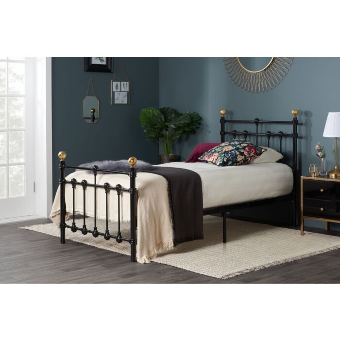 90cm Atlas Bed Black Black