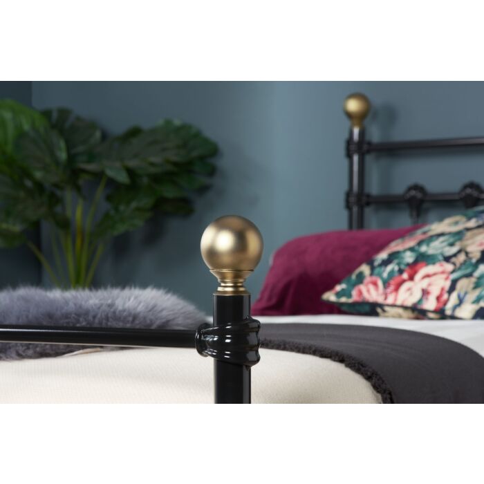 90cm Atlas Bed Black Black