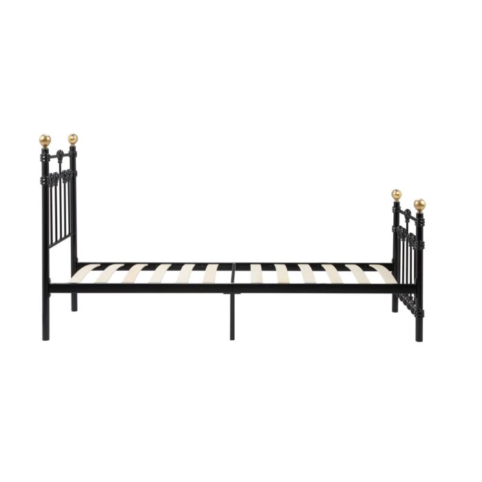 90cm Atlas Bed Black Black