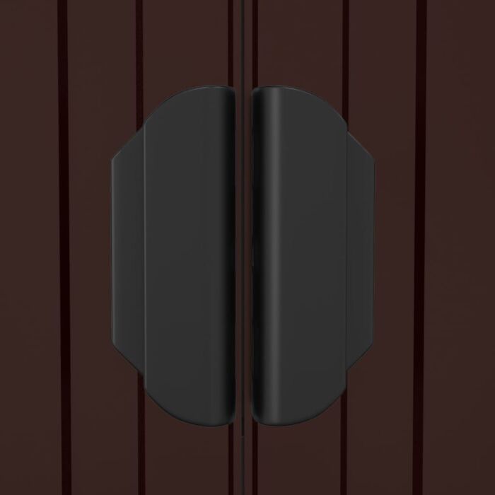 Vidaxl Garden Shed Dark Brown 192x274x223 Cm Galvanised Steel