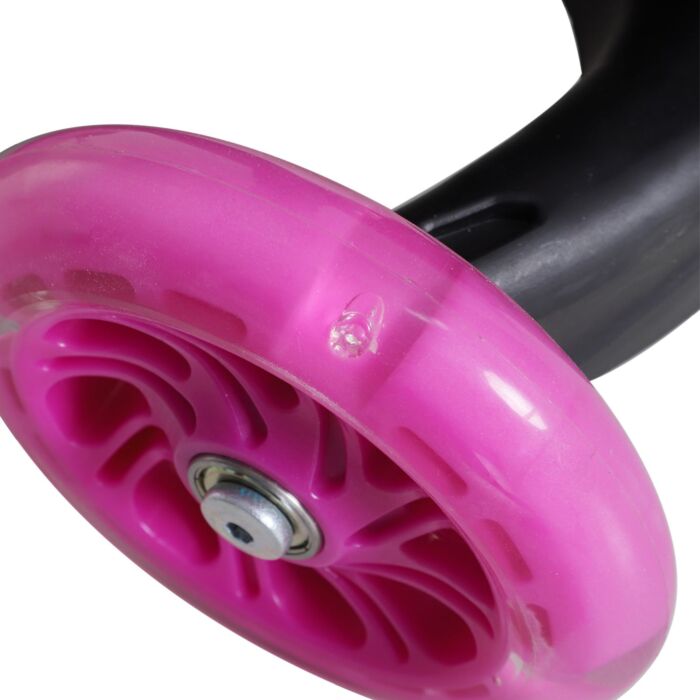 Homcom 5-in-1 Kids Toddler 3 Wheels Mini Kick Scooter Push Walker With Removable Seat & Back Rest For Girls And Boys Pink