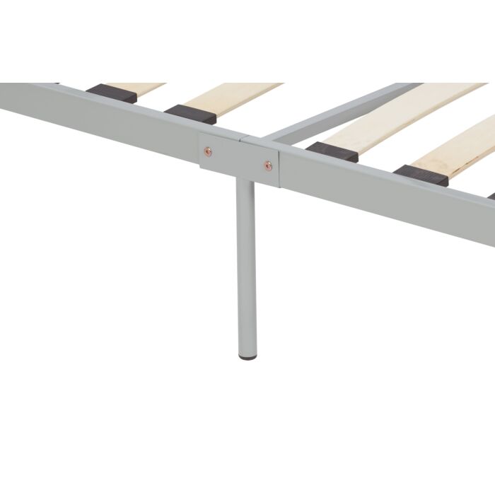 Solo Single Bed Silver