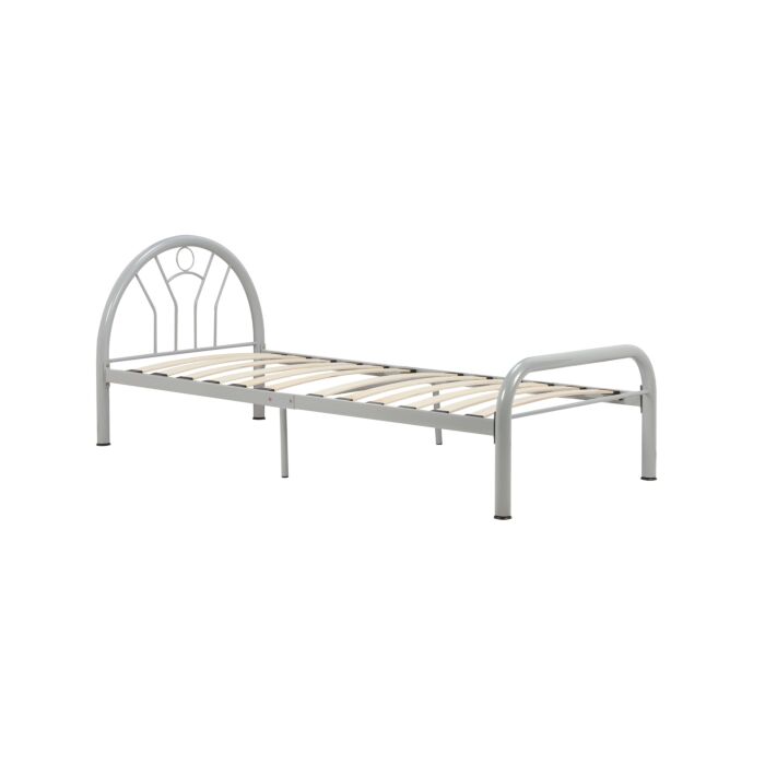 Solo Single Bed Silver