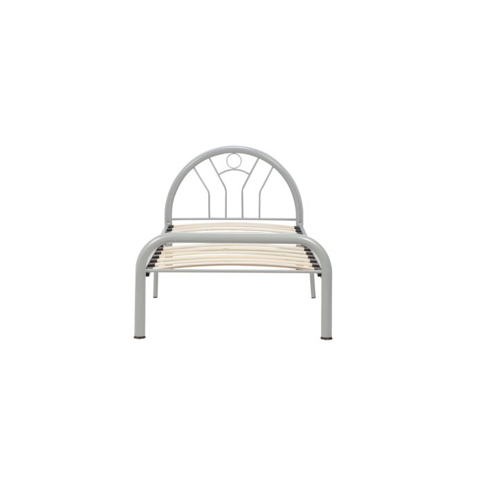Solo Single Bed Silver