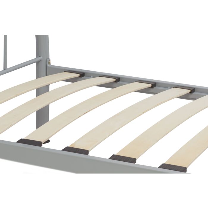 Solo Single Bed Silver