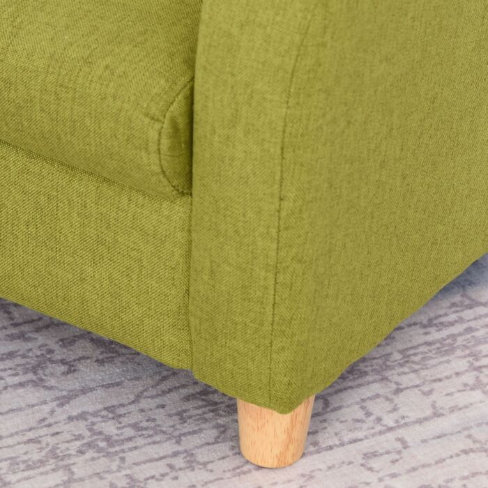 Homcom Children Armchair Mini Sofa Wood Frame Anti-slip Legs High Back