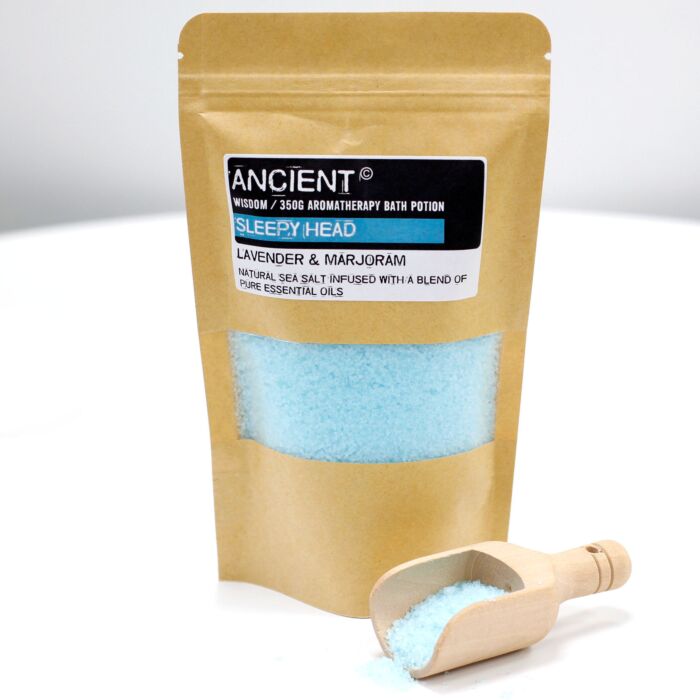 Aromatherapy Bath Potion In Kraft Bag 350g - Sleepy Head